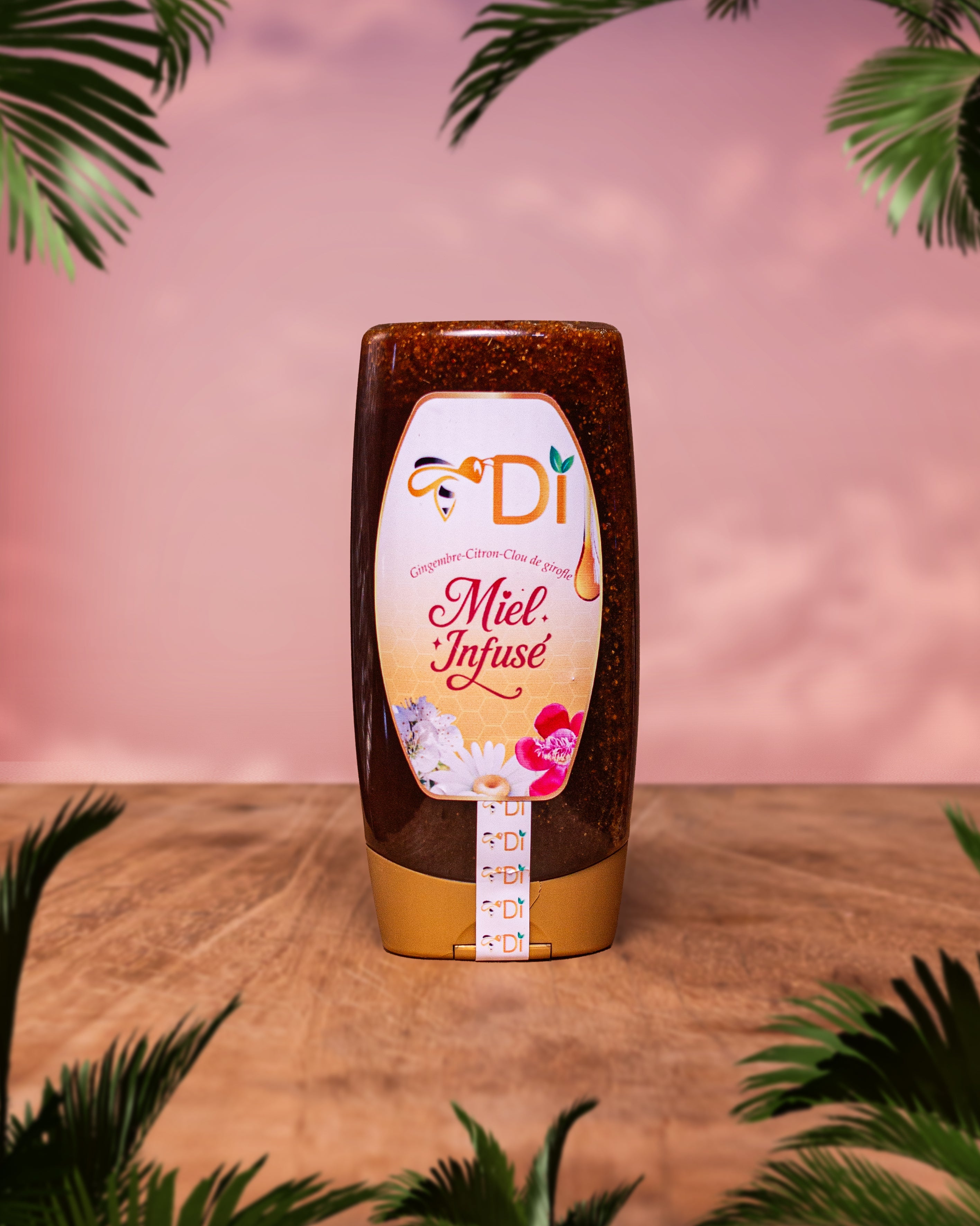 Miel infusé – Gingembre, citron, clou de girofle – Naturel et puissant